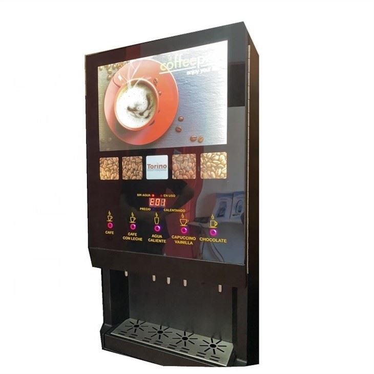 Customer case of nescafe coffee vending machine